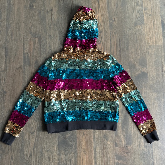 Limited Edition Victorias Secret Sequin Rainbow
PINK Hoodie S Small - Picture 4 of 7